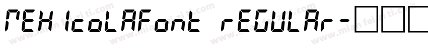 MEXICOLAfont Regular字体转换